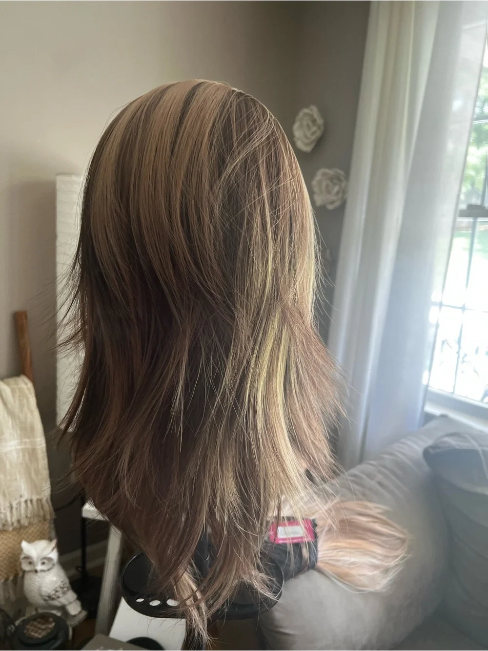 Clara headband wig in scandi brunette